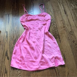Satin Pink Dress